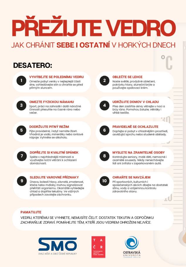 INFORMACE - PŘEŽIJTE VEDRO
