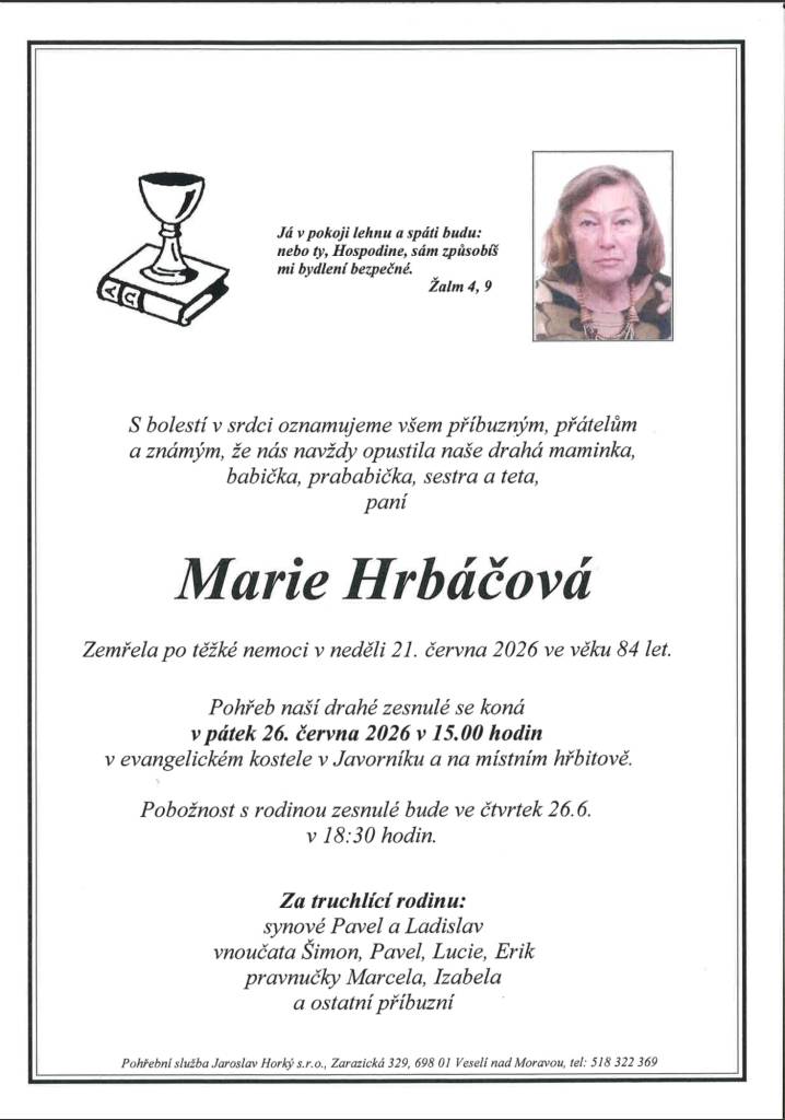 Marie Hrbáčová