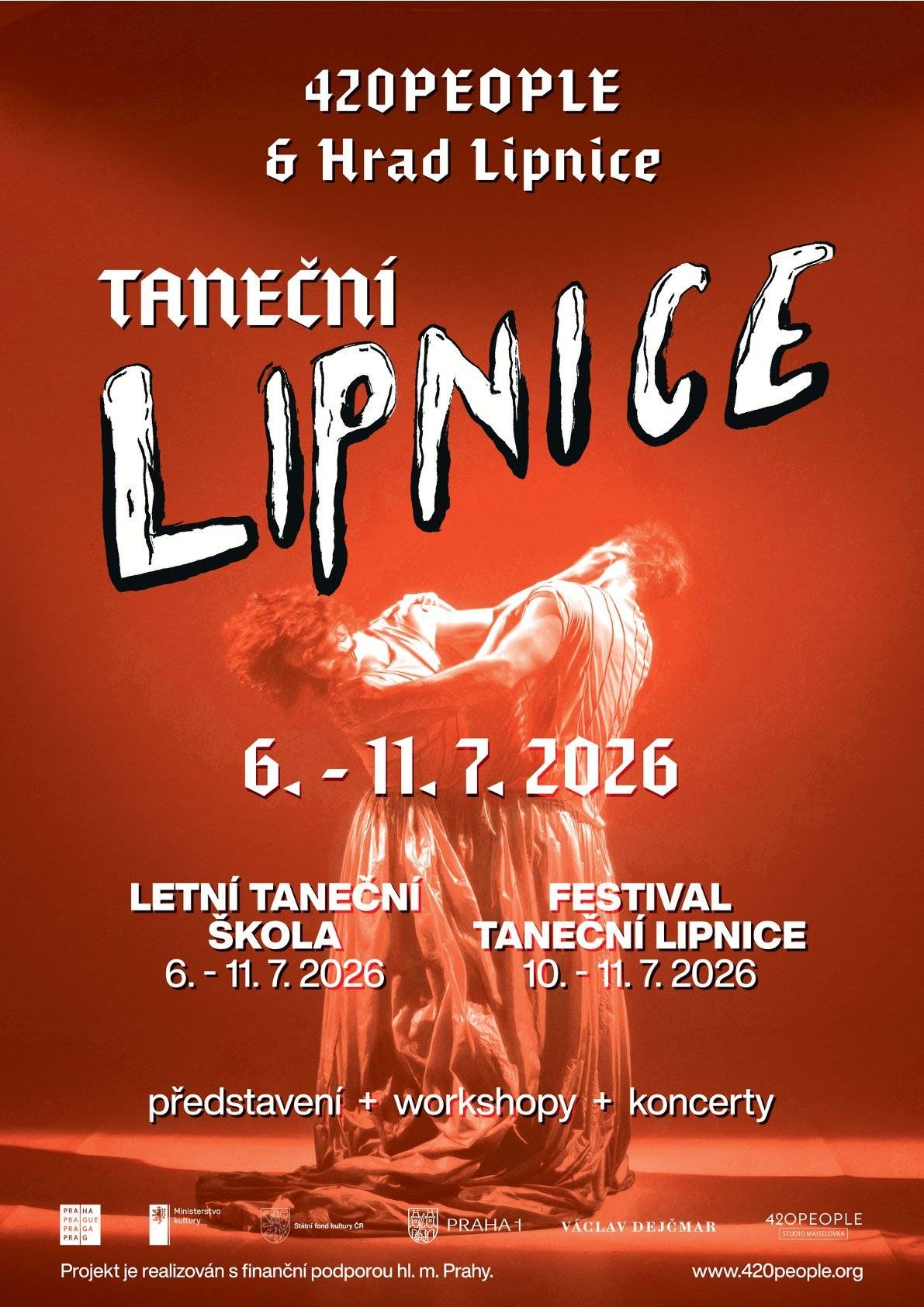 Více informací o Letní taneční škole a o festivalu Taneční Lipnice najdete ZDE