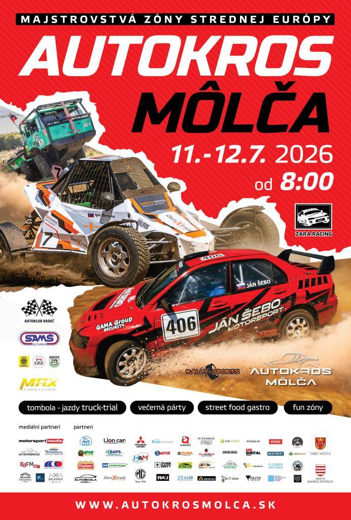 V obci Môlča sa koná autokros, ktorý priláka množstvo nadšencov motoristického športu.