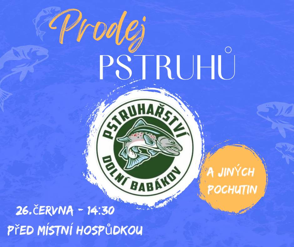 26. června, od 14:30 hod před místní hospůdkou.