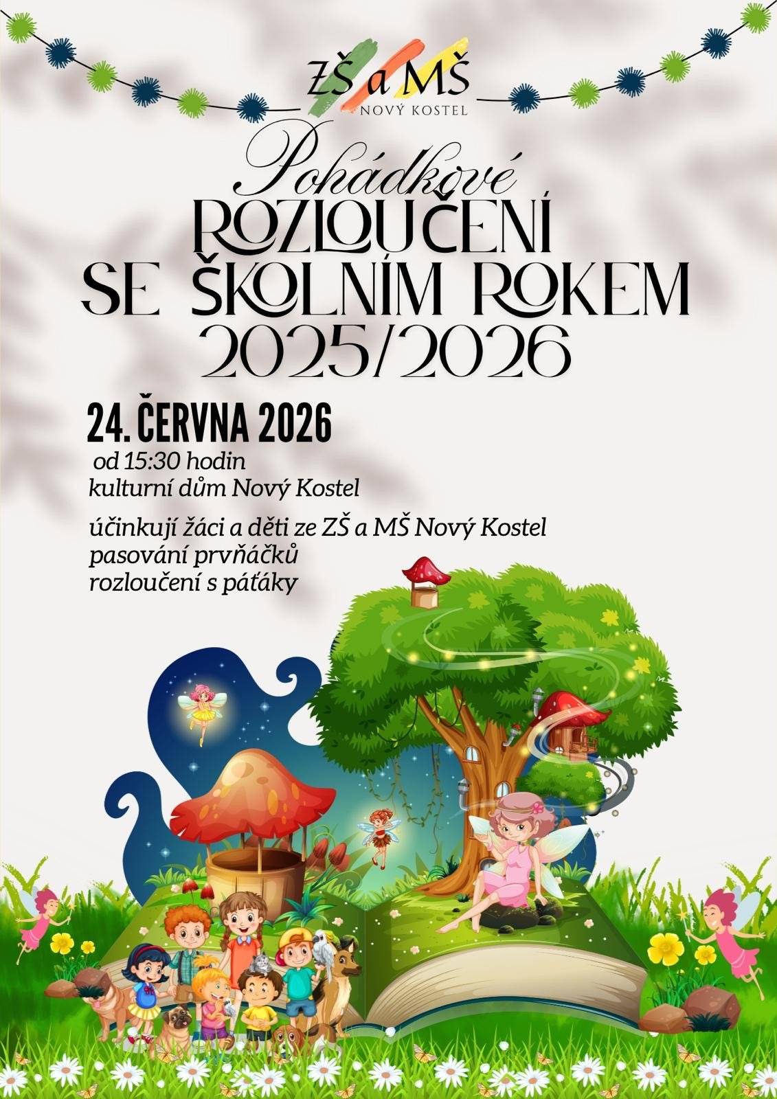 Kdy? Dnes 24. června 2026 od 15:30 hodin v Kulturním domě v Novém Kostele.