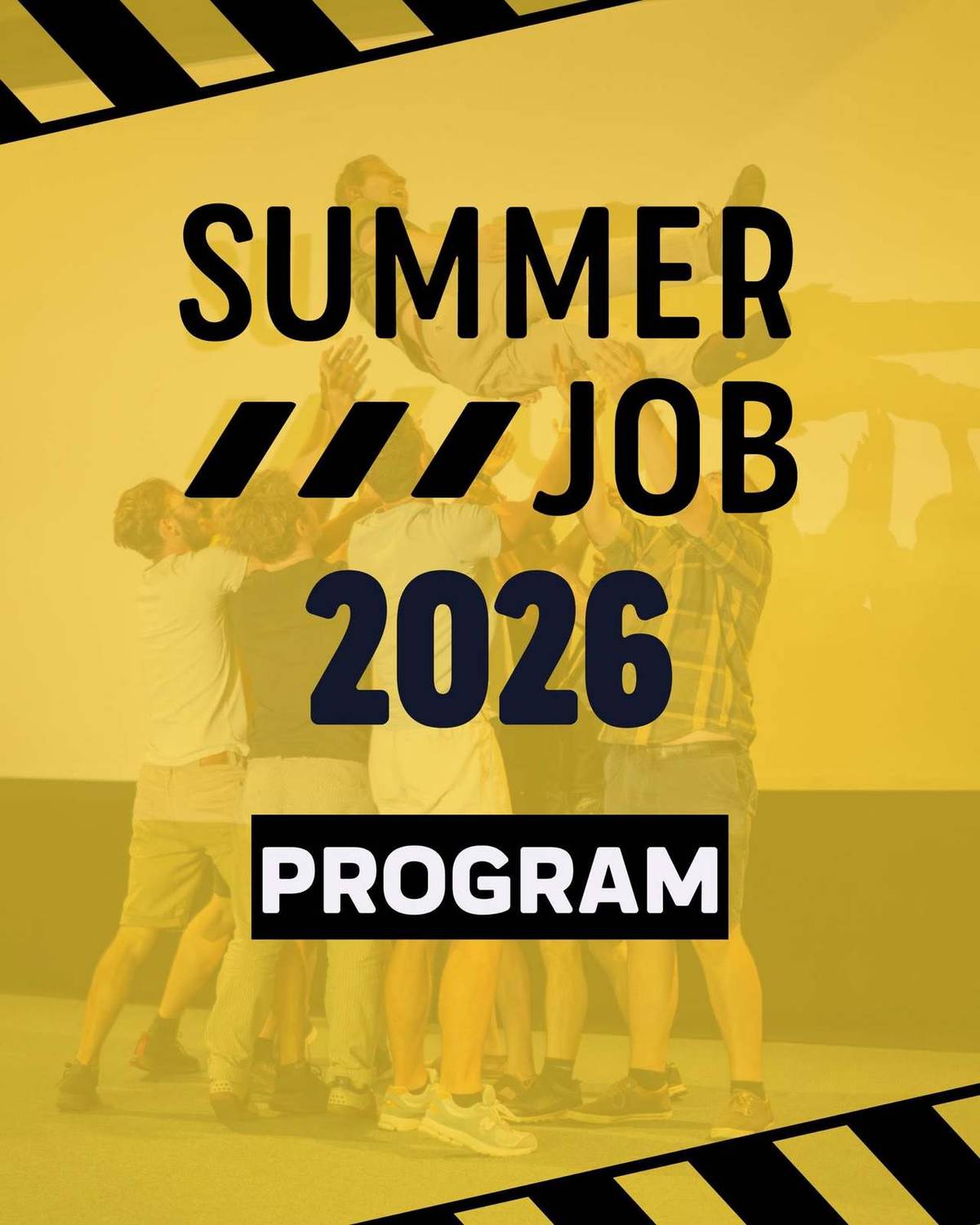 V rámci doprovodného programu SummerJob 2026 se můžete těšit na již tradiční turnaj ve fotbale, svíčkovou mši nebo Summerjob fest.   Čeká nás ale i pár novinek, třeba podcast Přepište dějiny živě.