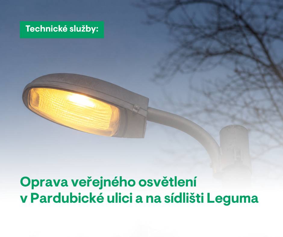 Technické služby města Chrudim aktuálně pracují na odstranění poruchy veřejného osvětlení v Pardubické ulici. Závada se dotýká také části sídliště Leguma, kde nyní nesvítí část veřejného osvětlení. Oprava je rozsáhlejší a spočívá ve výměně zemního kabelového vedení. Na místě probíhají výkopové práce, pokládka nového kabelu i následná obnova povrchů. Na odstranění závady se intenzivně pracuje, aby bylo veřejné osvětlení co nejdříve opět v provozu. Děkujeme za trpělivost a pochopení. 🧡
