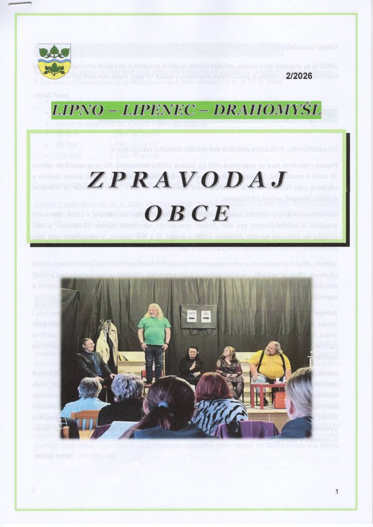 Zpravodaj obce Lipno 2/2026