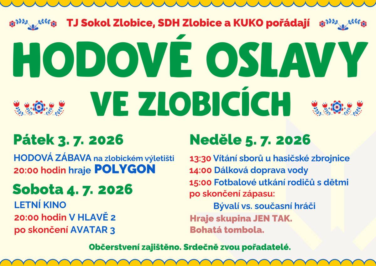 Hodové oslavy ve Zlobicích