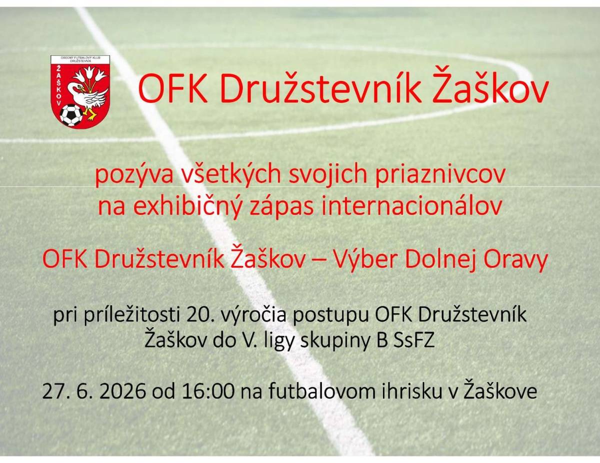 Futbalové ihrisko od 16.00 hod