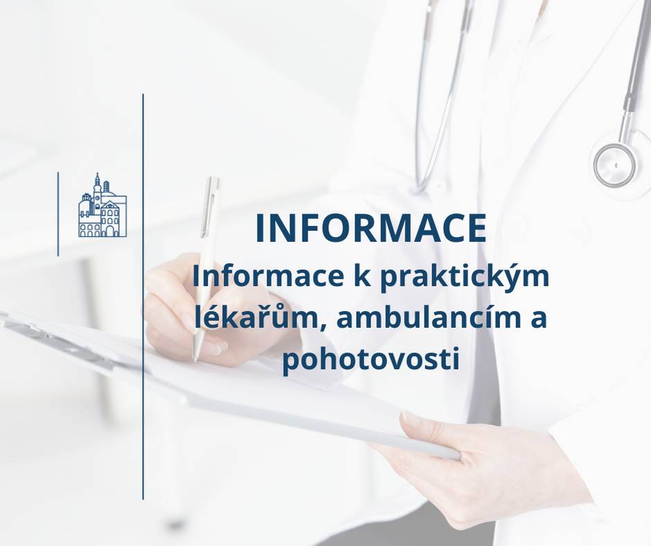 Veškeré aktuální informace k pohotovostem a změnám v ordinacích najdete v novém vydání Moravskotřebovského zravodaje Třebovák 07/26 na str. 21. K dispozici budou tyto  informace i online na www.moravskatrebova.cz v sekci zdravotnictví nebo v nově vytvořené záložce Mobilního Rozhlasu. Doporučujeme si nechat včas předepsat potřebné léky, zástupy v době dovolených jsou určeny pouze pro akutní stavy. více informací INFORMACE K PRAKTICKÝM LÉKAŘŮM A POHOTOVOSTI - Moravská Třebová