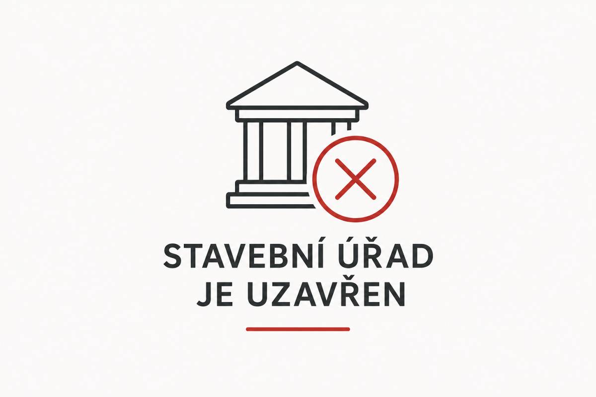 Uzavření stavebního úřadu v termínu od 30.06 do 03.07.2026 z provozních důvodů. Zástup u technika obce.