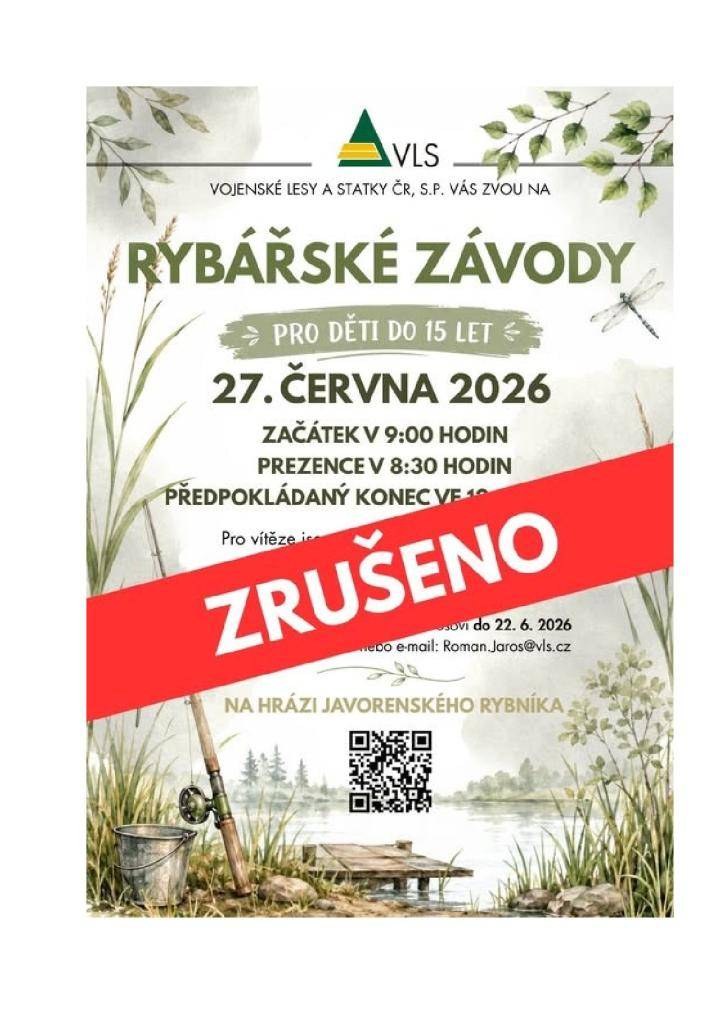 RYBÁŘSKÉ ZÁVODY - ZRUŠENO !!!