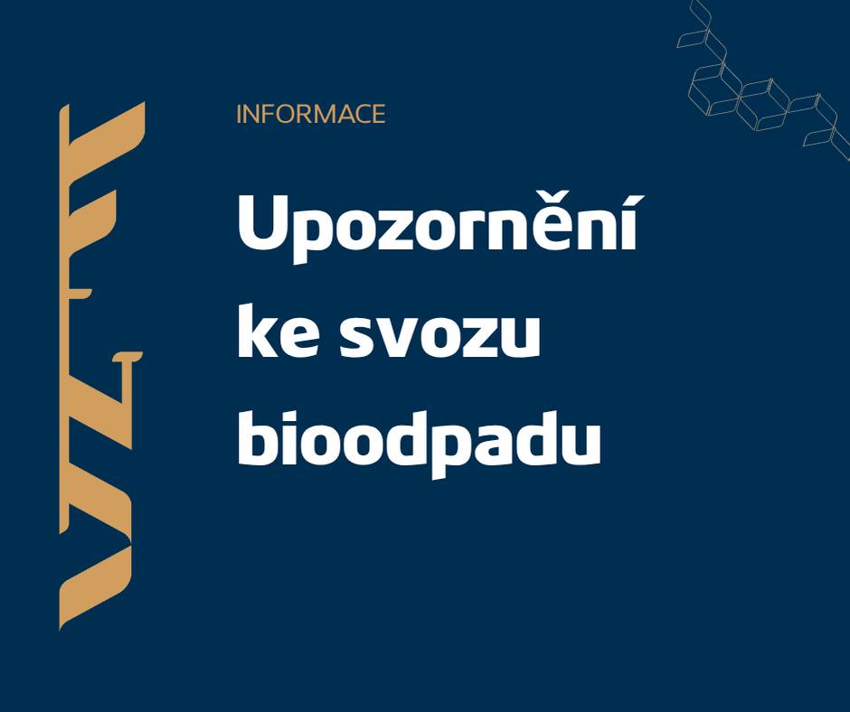 ℹ️ Z důvodu omezení vjezdu na ulici Sokolovská nebude možné provést pravidelný čtvrteční svoz bioodpadu. 📅 Náhradní svoz v lokalitě ul. Sokolovská proběhne ve středu 1. července 2026. Děkujeme za pochopení.