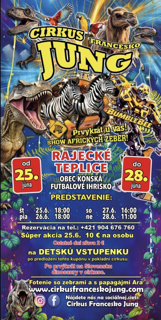 25.06 - 28.06.2026 - Futbalové ihrisko Rajecké Teplice- Konská