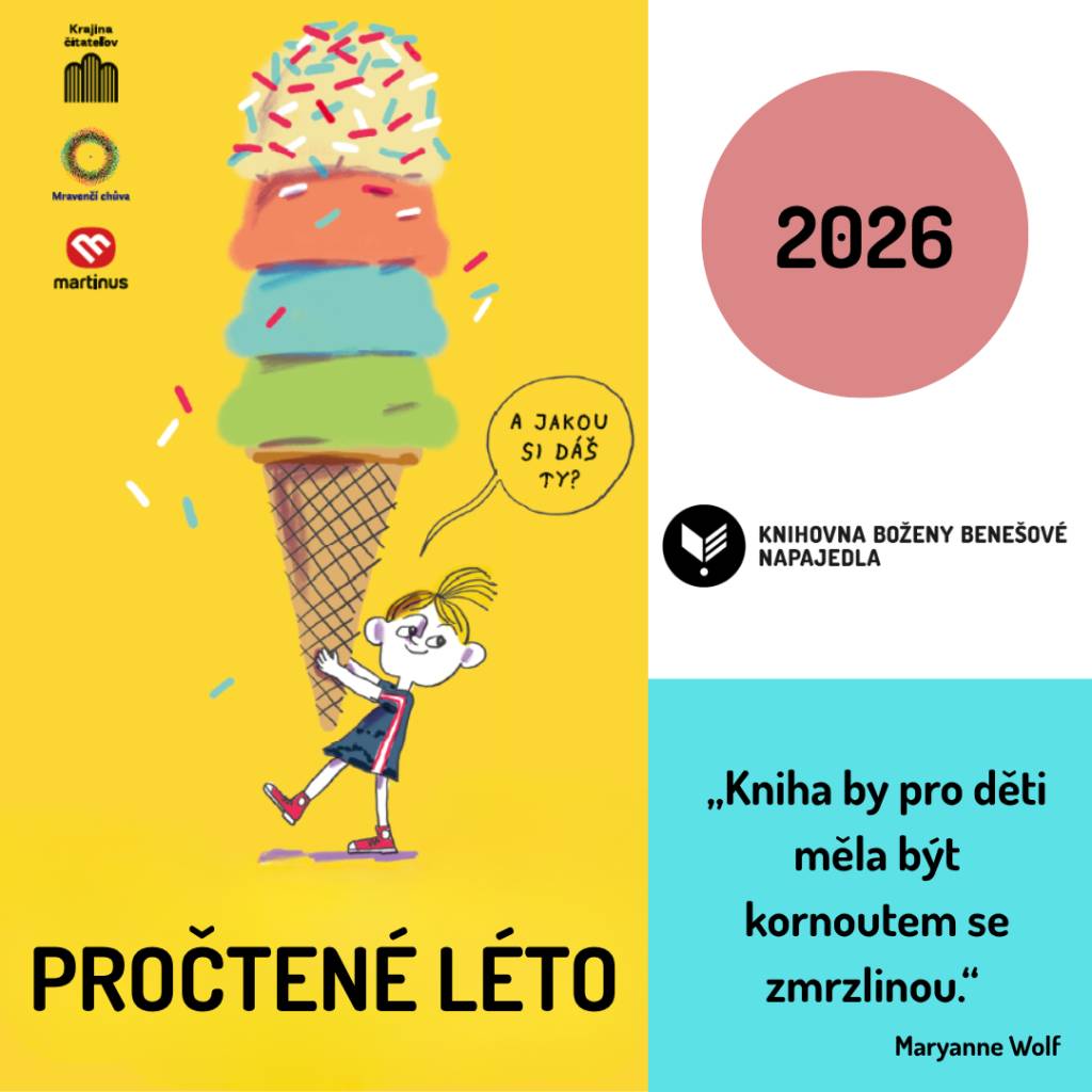 I letos se Knihovna Boženy Benešové v Napajedlích zapojuje do oblíbené prázdninové akce Pročtené léto 2026.