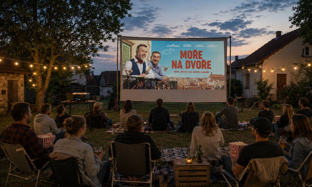 Všechny malé i velké, místní i přespolní srdečně zveme na první promítání letního kina 🎦 v naší obci Hubenov 🤩. Promítání se bude konat v pátek 📆 3.7.2026 na Hřišti. Těšit se můžete na velice oblíbený český film "MOŘE NA DVOŘE" 🌊😊. Na Hřišti Vás budeme vyhlížet už od 20:00 hod. 🕗 a samotné promítání bude začínat po setmění mezi 21:30-22:00 hod. 🌃 Občerstvení samozřejmě nesmí chybět, a to v podobě párků v rohlíku 🌭 a popcornu 🍿.