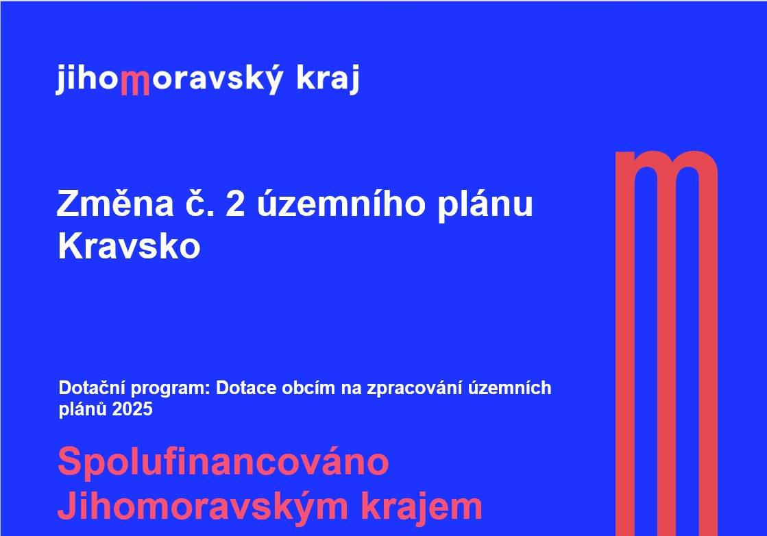 Změna č. 2 územního plánu Kravsko