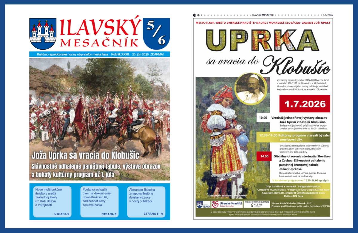 Ilavský mesačník č. 5-6/2026 si môžete prečítať aj online.