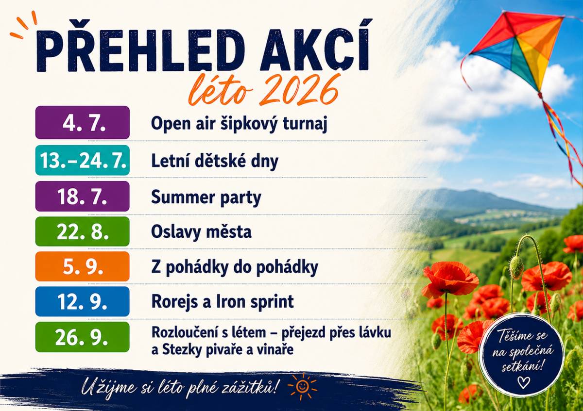 Zažijte s námi nezapomenutelné léto!