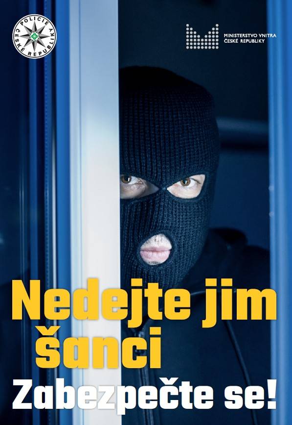 ℹ️ Chcete vědět víc? > Podrobné rady, instruktážní videospoty a katalog certifikovaných výrobků naleznete na oficiálním webu projektu www.zabezpectese.cz nebo na YouTube kanálu MVČR.