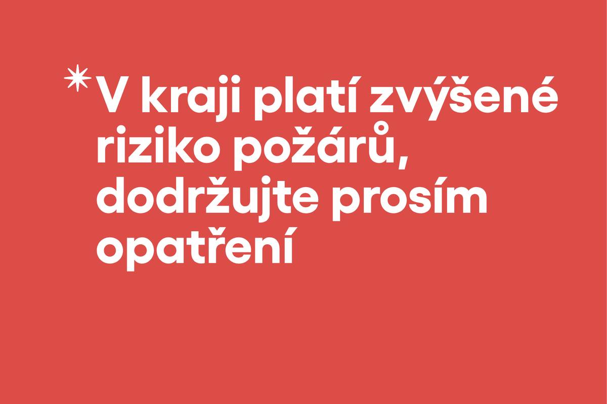 Ve Středočeském kraji platí od 26. 6. 00:00 do 29. 6. 00:00 zvýšené nebezpečí požáru. Prosíme, nerozdělávejte oheň, nepoužívejte pyrotechniku ani lampiony štěstí a buďte opatrní v přírodě. Děkujeme.