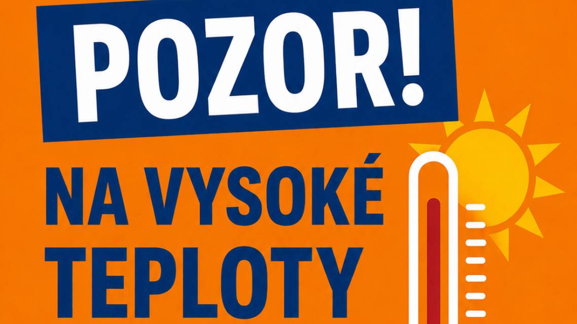 Pozor na vysoké teploty