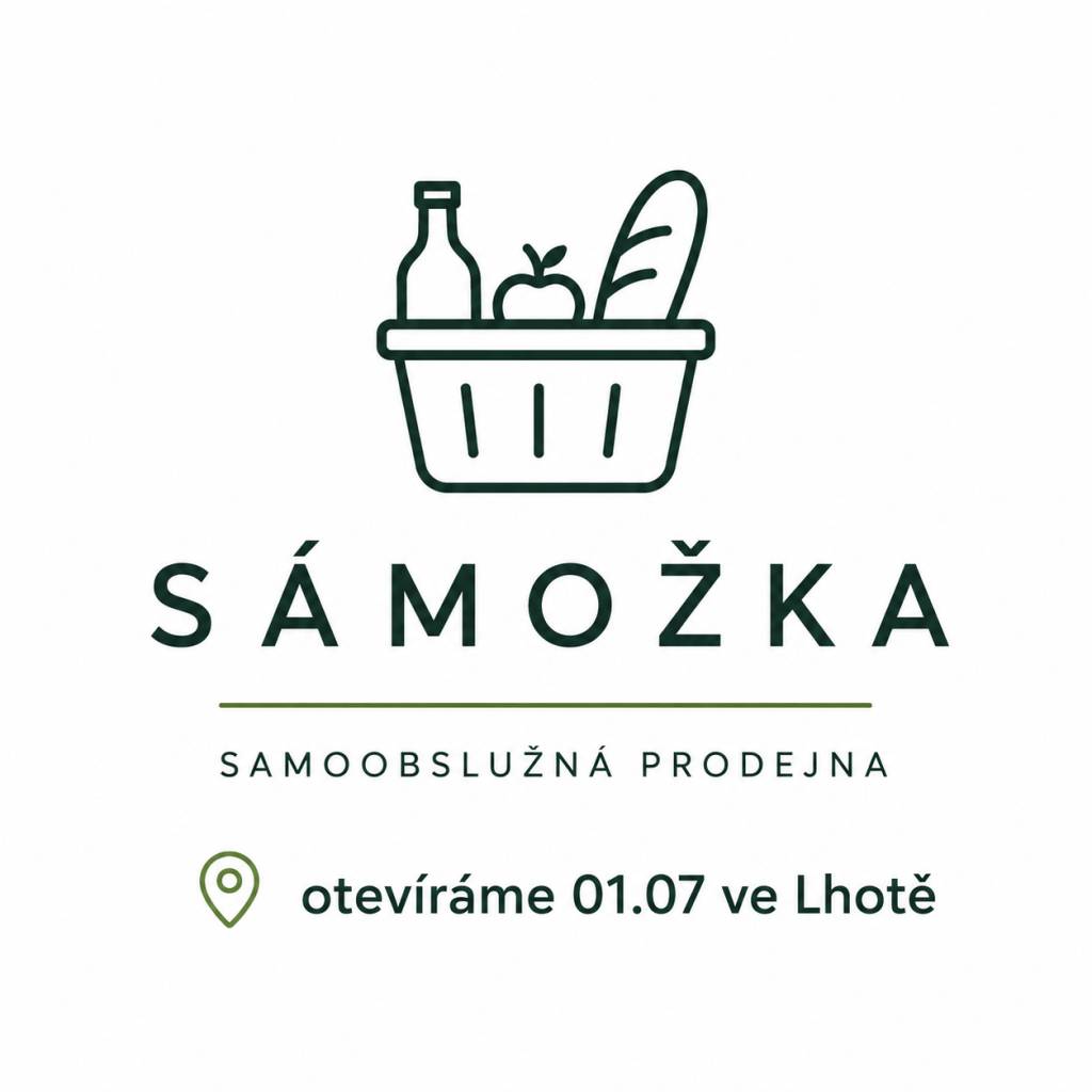 Dnes (tj. pátek 26.06.) budou všem domácnostem ve Lhotě doručeny do poštovních schránek informační letáky k nové samoobslužné prodejně SÁMOŽKA 24/7, která bude otevřena 1. července 2026 v 16:30 hodin.