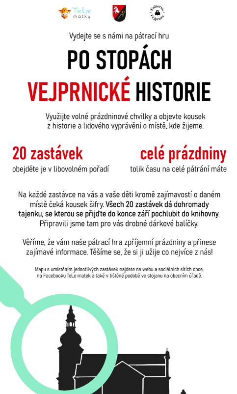 Využijte volné prázdninové chvilky a objevte kousek z historie a lidového vyprávění o místě, kde žijeme.