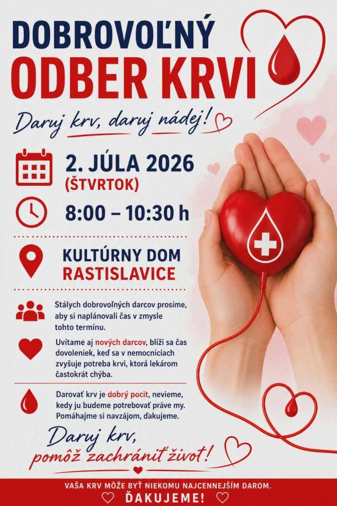 Dobrovoľný odber krvi
