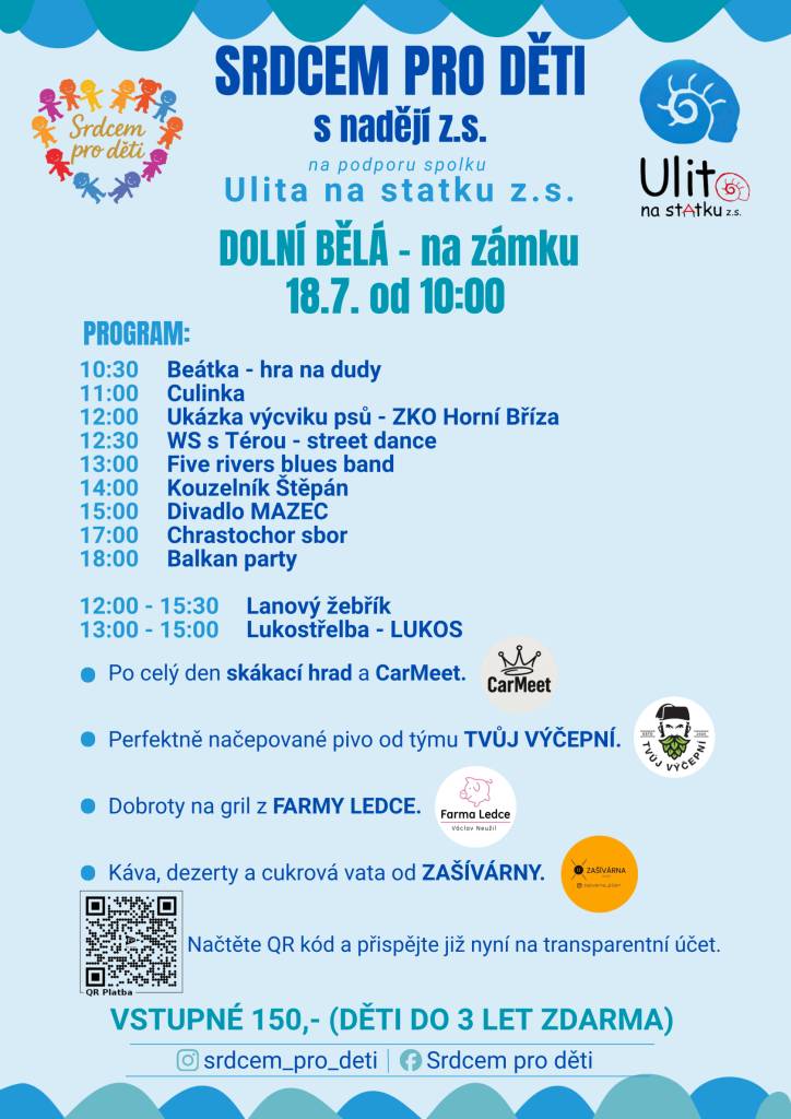 Akce na podporu spolku Ulita na statku z.s.