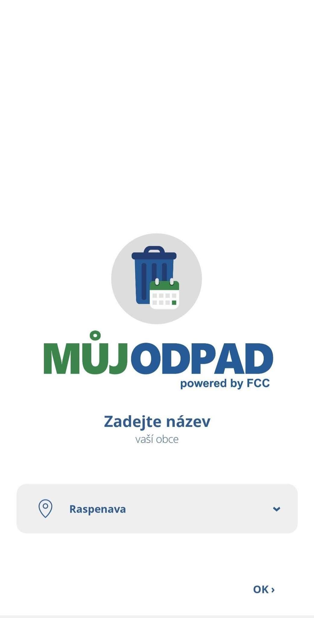 Raspenava je již dostupná v aplikaci MůjOdpad od svozové společnosti.   Svoz si vyberte dle včera zveřejněných informací. Pokud máte i nadále městský svoz, vyberte PONDĚLÍ, pojedeme stejným způsobem.