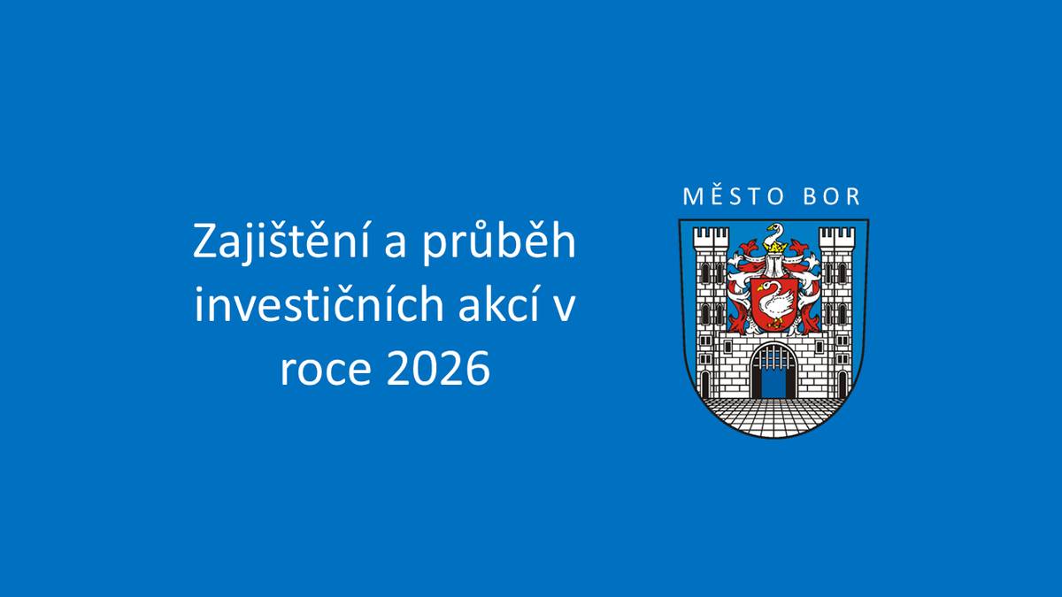 Rok 2026 je pro naše město ve znamení významných investic. Děkujeme vám za trpělivost a pochopení během stavebních omezení. Věříme, že dokončené investice přispějí k lepšímu a modernějšímu městu pro nás všechny.