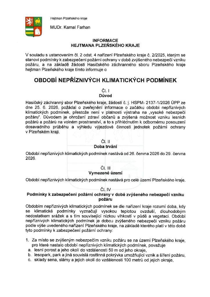 od 26.6.2026 do 29.6.2026