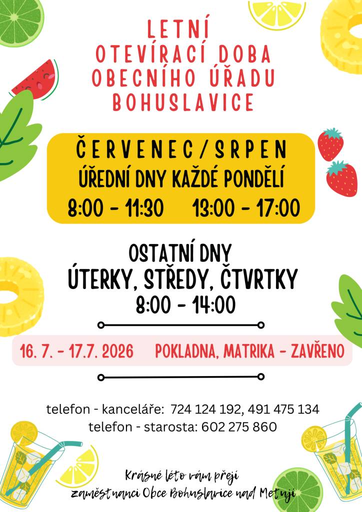 červenec - srpen 2026