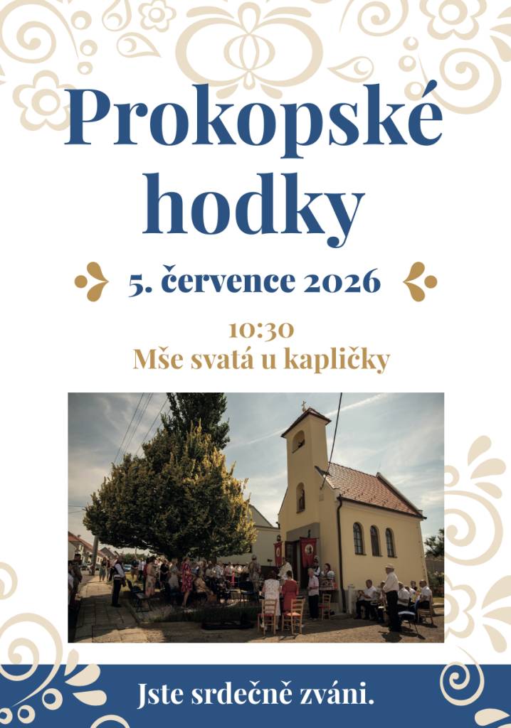 Srdečně vás zveme na tradiční Prokopské hodky v Hýslích.