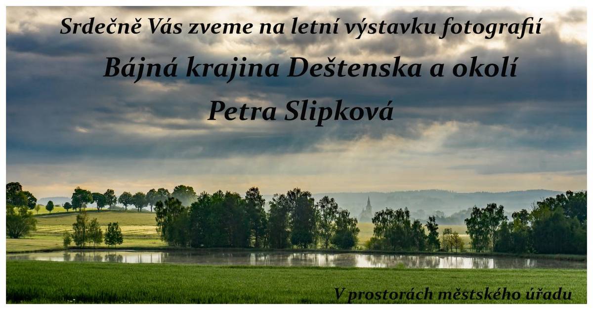 výstava fotografií Petry Slipkové na chodbě MěÚ