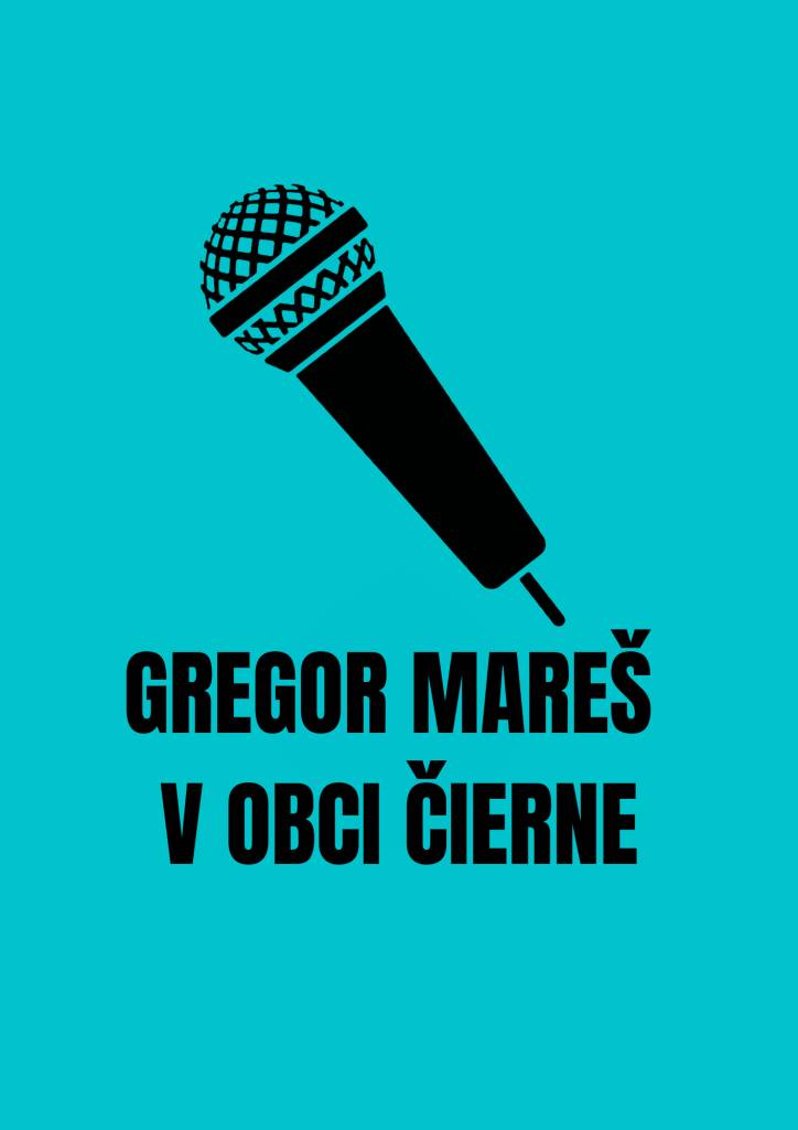 Vo štvrtok nás v Čiernom o 15:00 navštívi moderátor Gregor Mareš, ktorého môžete poznať napríklad aj z obľúbenej televíznej relácie Duel (STVR).