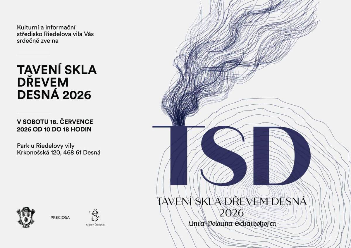 Jste srdečně zváni do zahrady Riedelovy vily v Desné, kde se v pátek 18. července od 10 hodin uskuteční symbolické požehnání a křest nové pece na otop dřevem.