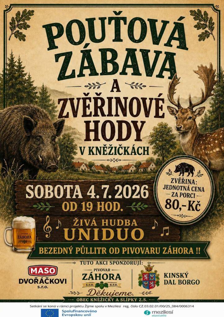 sobota 4.7.2026 od 19 hod.