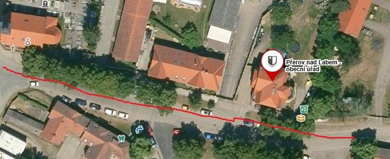 Ve dnech 01.07.2026-02.07.2026 platí zákaz zastavení a stání v ulici od obecního úřadu až po kostel z důvodu ořezávání stromů.  Viz obrázek-vyznačené červenou čarou, platí pro místa z obou stran.  Děkujeme za pochopení.