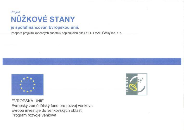 Výsledkem realizovaného projektu "Nůžkové stany" je nákup 3 ks nůžkových stanů o rozměrech 4x4 m. Stany mají kvalitní ALU konstrukci, opláštění a jsou vybavené osvětlením a zátěží. Předností je pevná konstrukce a jednoduchá instalace. Výsledkem projektu je podpora venkovních kulturních akcí.