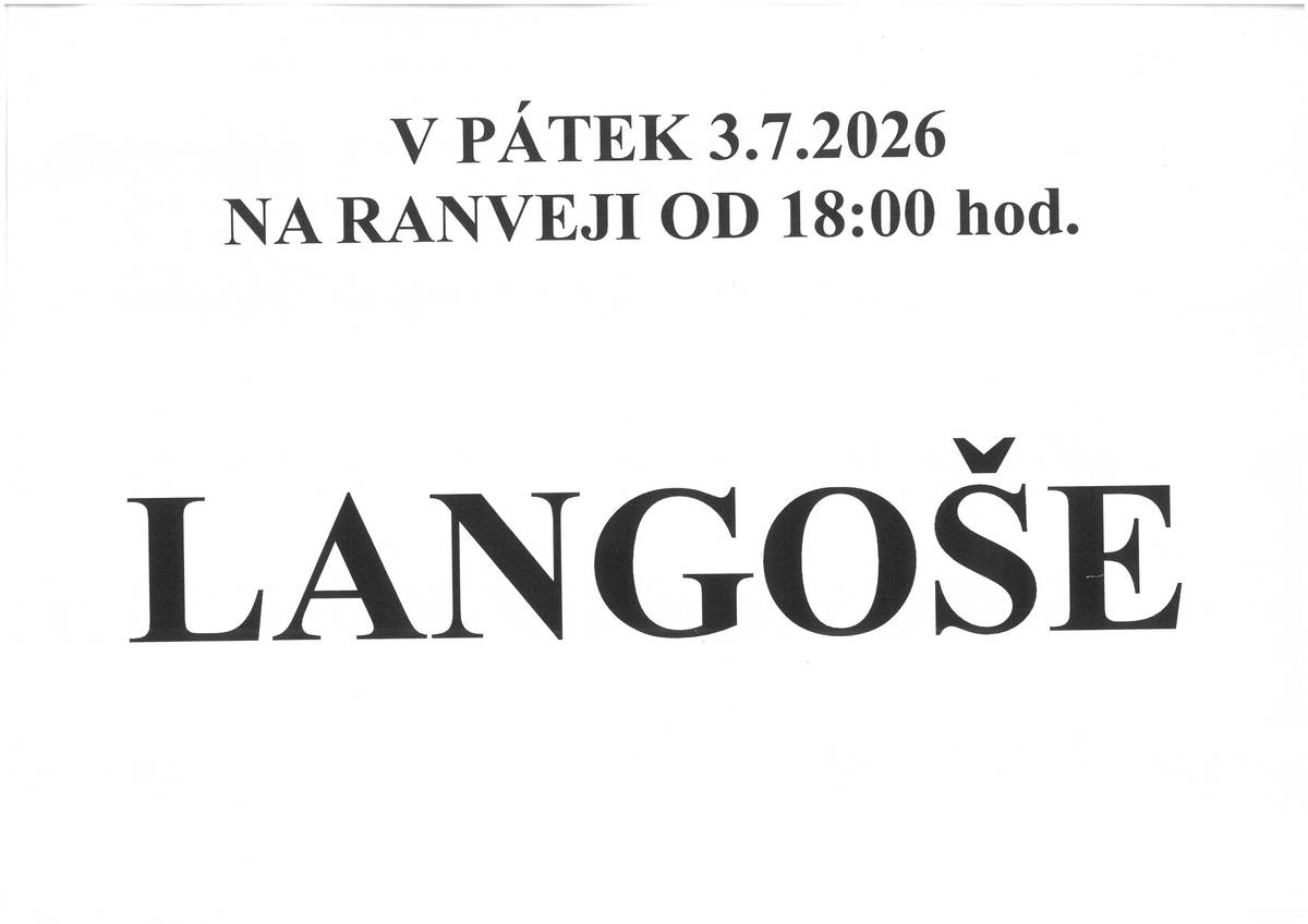 v pá 3.7.2026 na RANVEJI HERÁLEC od 18 hod. - LANGOŠE