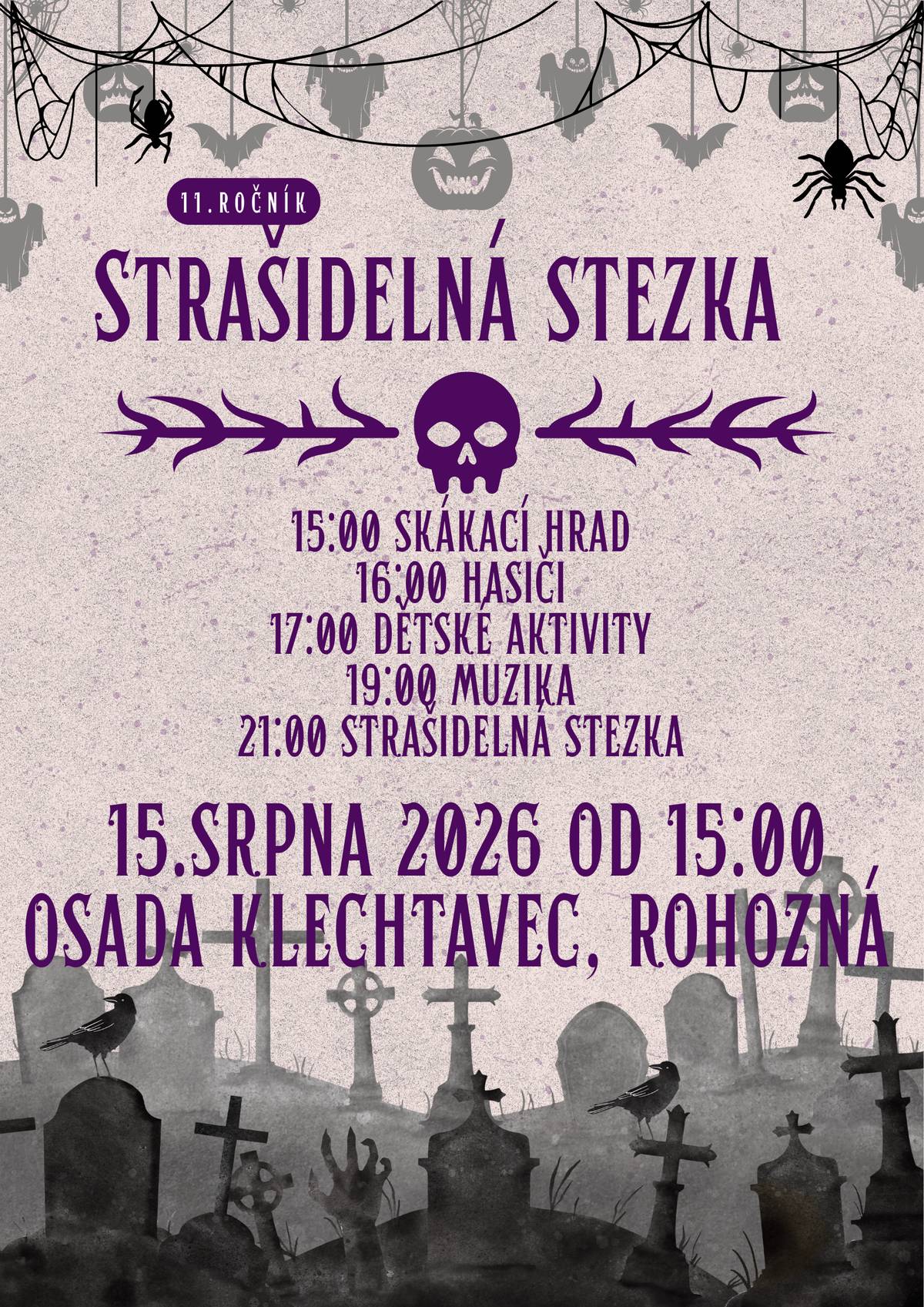 11. ročník Stašidelné stezky na Klechtavci