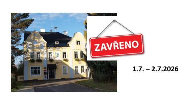 Obecní úřad informuje občany o uzavření ve dnech 1. a 2. července 2026 z důvodu čerpání dovolené. Pro urgentní záležitosti je možné kontaktovat paní starostku na telefonním čísle 602 527 348.