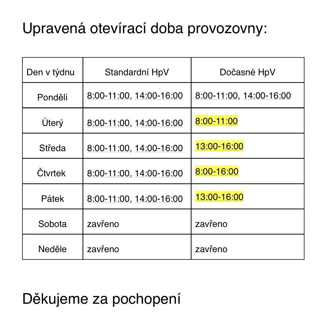 📩 ČESKÁ POŠTA 📩 Dovolujeme si Vás informovat o dočasné změně hodin pro veřejnost provozovny Březno. Rozsah hodin pro veřejnost bude omezen na nezbytně nutnou dobu ve dnech 30.6.2026 - 3.7.2026 z provozních důvodů.