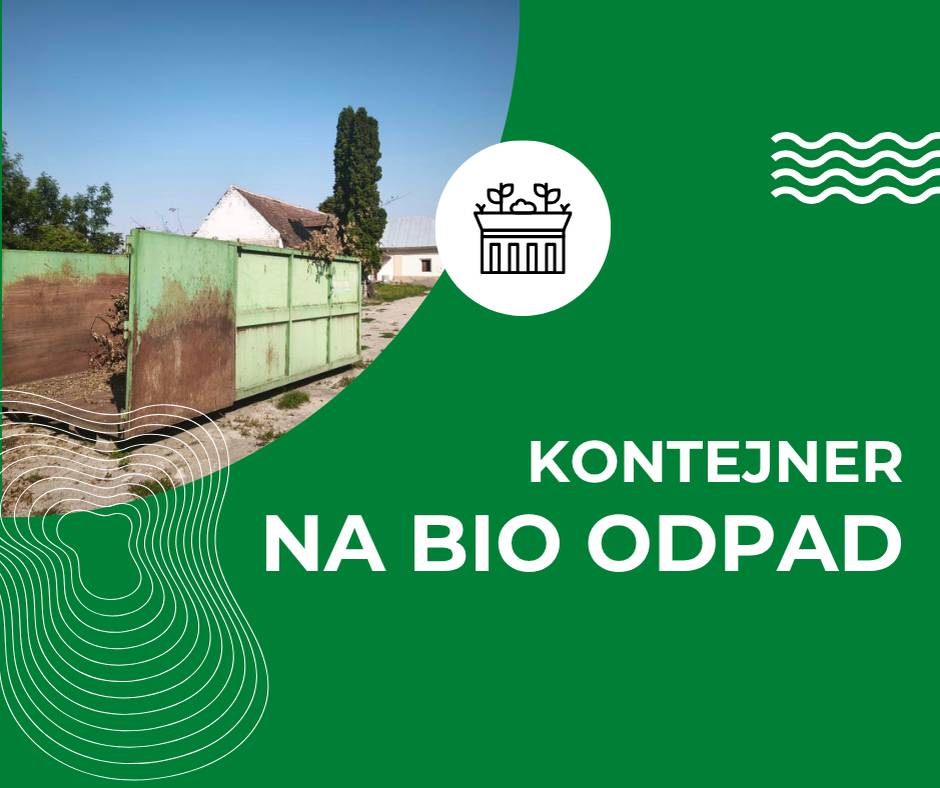 Kontejner na BIO ODPAD se opět nachází na Sběrném místě na č. p. 24 a je vám k dispozici každou lichou sobotu od 9:00 do  12:00 hod. Děkujeme, že třídíte.