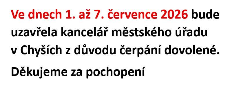 Uzavření kanceláře města