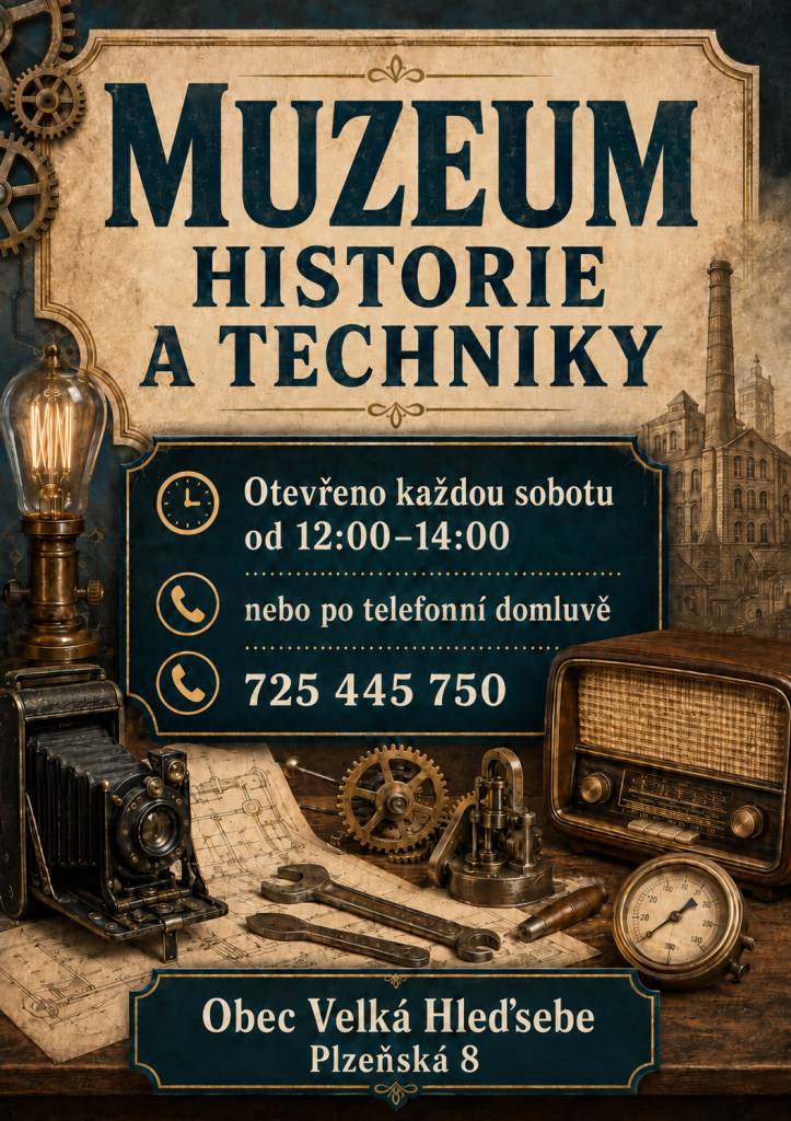 Přijďte si prohlédnout zajímavé exponáty a nahlédnout do historie techniky.