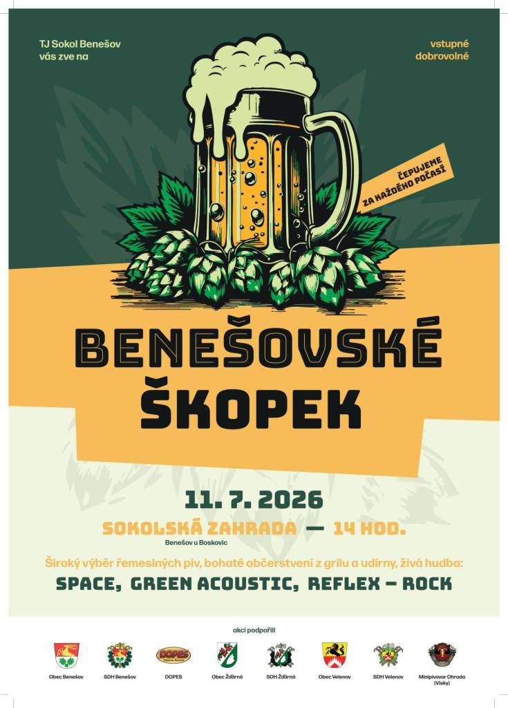 BENEŠOVSKÉ ŠKOPEK 11.7.2026