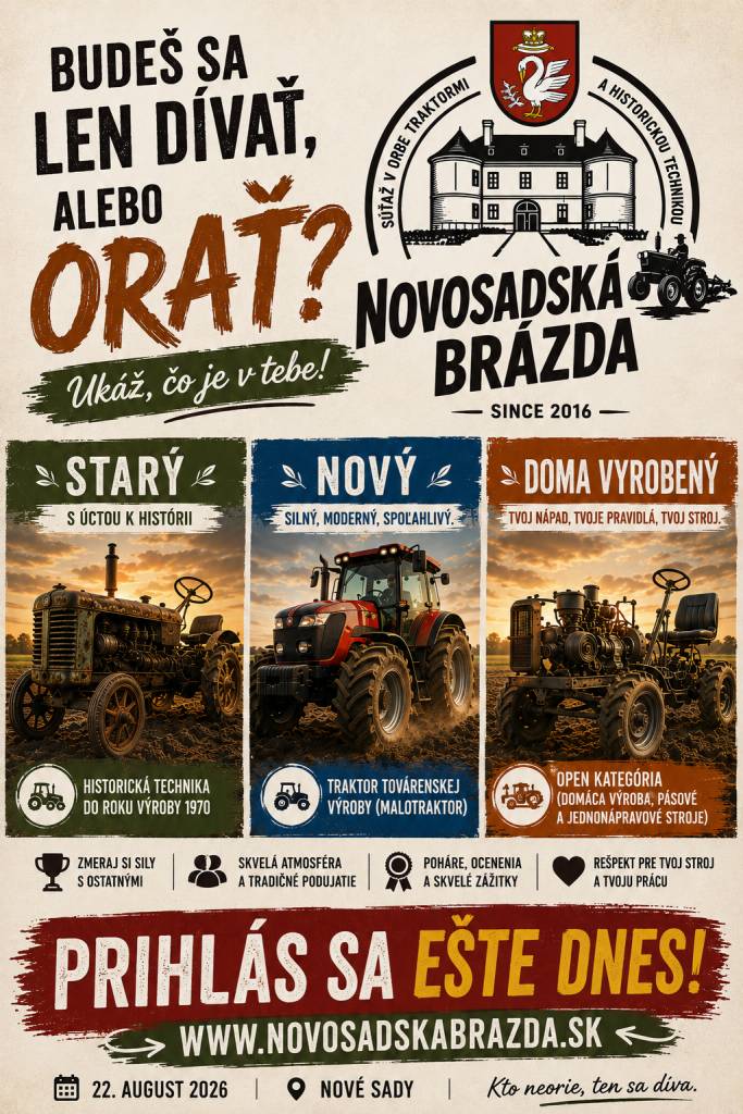 Prihláste sa na novosadskú brázdu