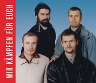 Josef Bolf, Ján Mančuška, Jan Šerých, Tomáš Vaněk, Wir kämpfen für euch (Pereme se za vás), plakát vytvořený pro Vitrínu skupiny na ulici Komunardů v Holešovicích, 1998