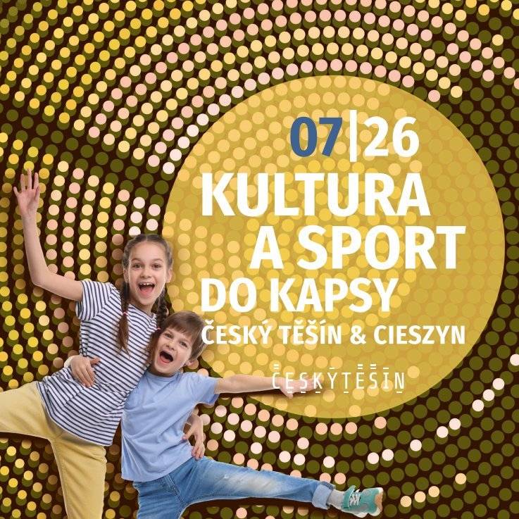 🎼🎭⚽️ Přinášíme vám červencové vydání brožurky KULTURA A SPORT DO KAPSY Český Těšín & Cieszyn, která je nabitá krásnými akcemi!  📍 Vaši oblíbenou brožurku v tištěné podobě najdete: v Turistickém informačním centru, v Čítárně a kavárně Avion, v Městské knihovně na ulici Ostravská, ve Středisku volného času Amos, v kině Central, v KaSS „Střelnice“, na zimním stadionu, v historické budově Muzea Těšínska, v Archeoparku a v Těšínském divadle. 👉 Brožurku v elektronické podobě si můžete prohlédnout na webových stránkách města a najdete ji také v příloze.